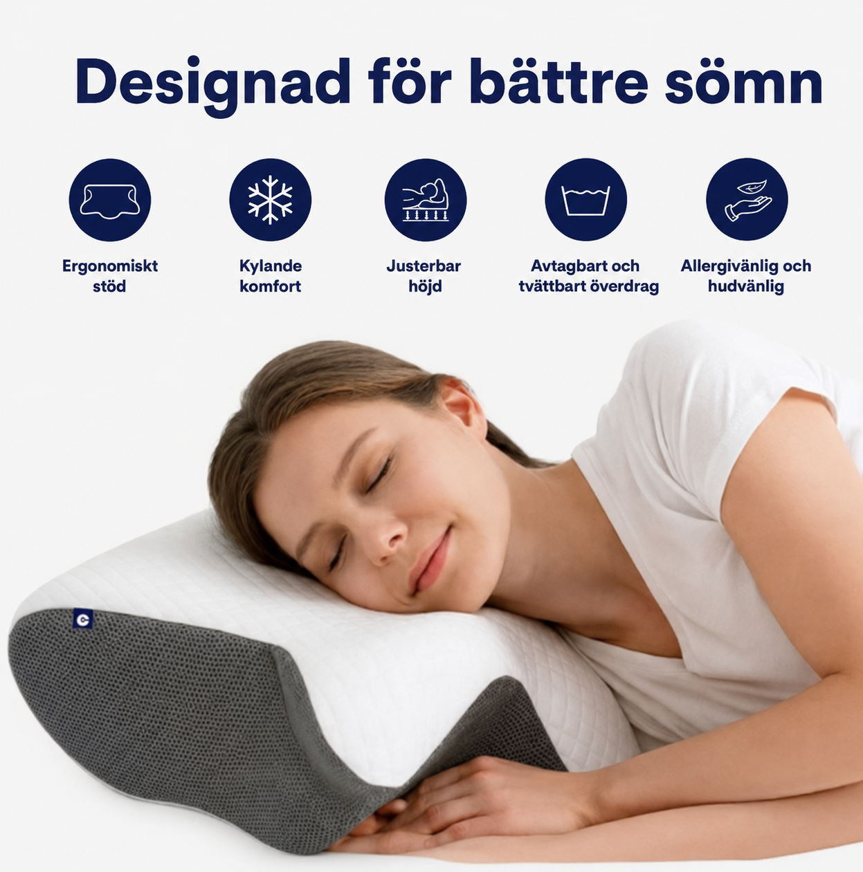Snarkfri™ – Kudden för lugnare nätter